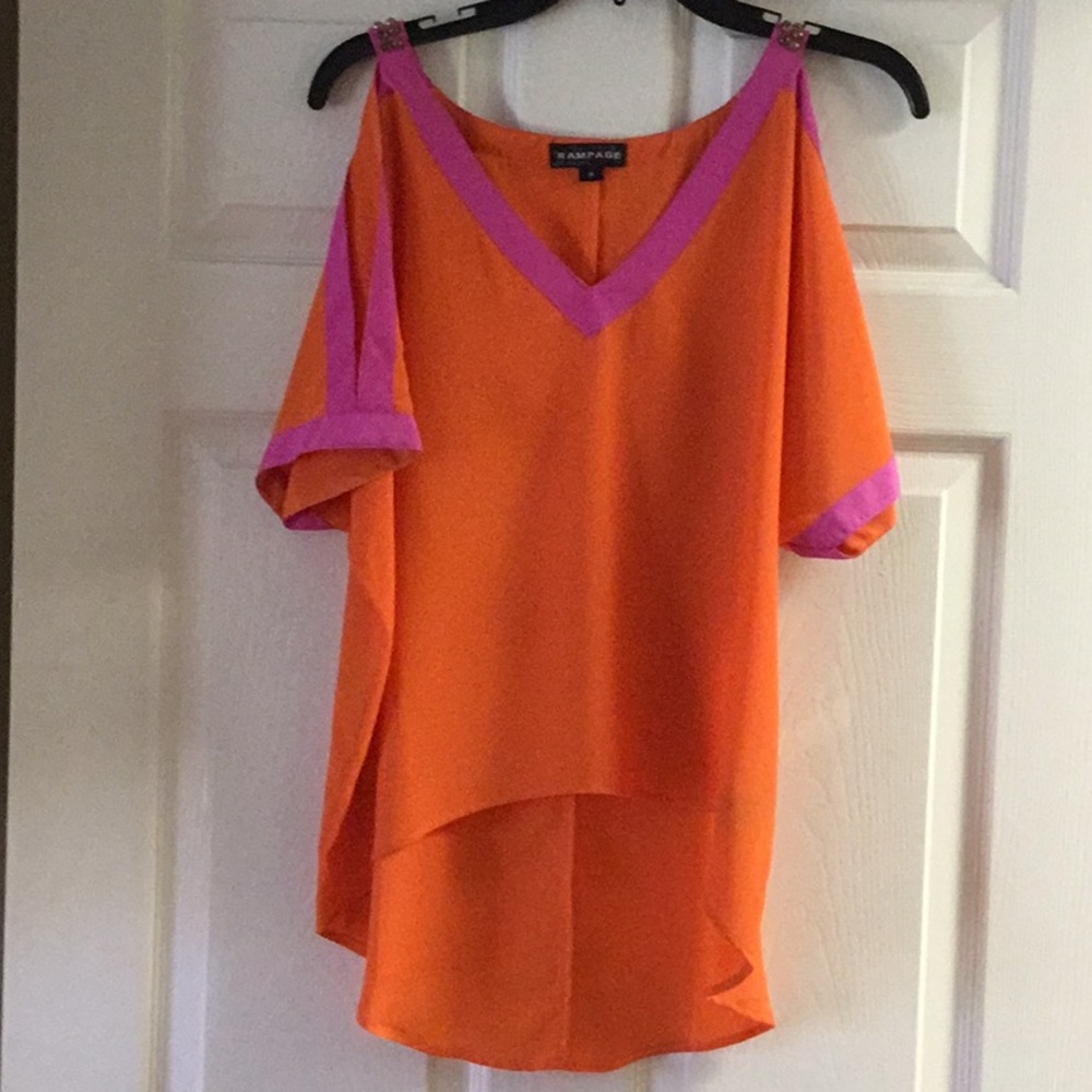 Silk Open Sleeve Top
